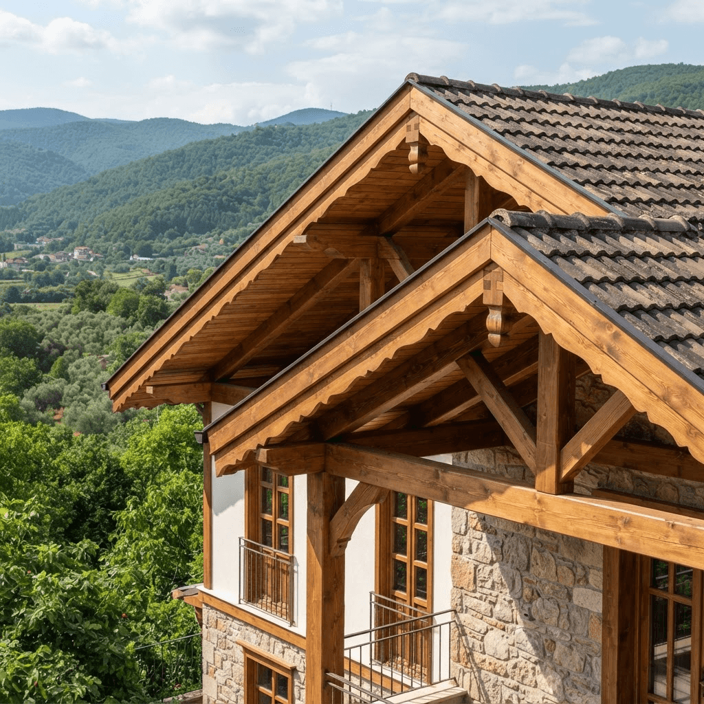Bursa ahşap çatı uygulaması